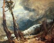 Glacier and Source of the Arveron, Going Up to the Mer de Glace - 约瑟夫·玛罗德·威廉·透纳